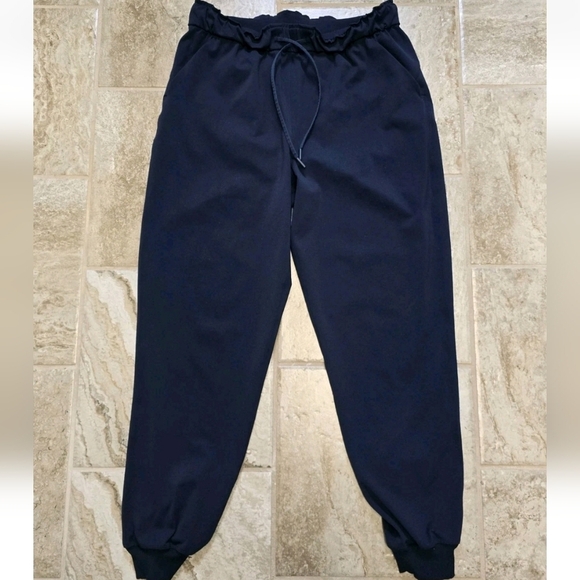 Lululemon Keep Moving Joggers Pants Women Size 10 True Navy Wicking Stretch - Picture 2 of 8